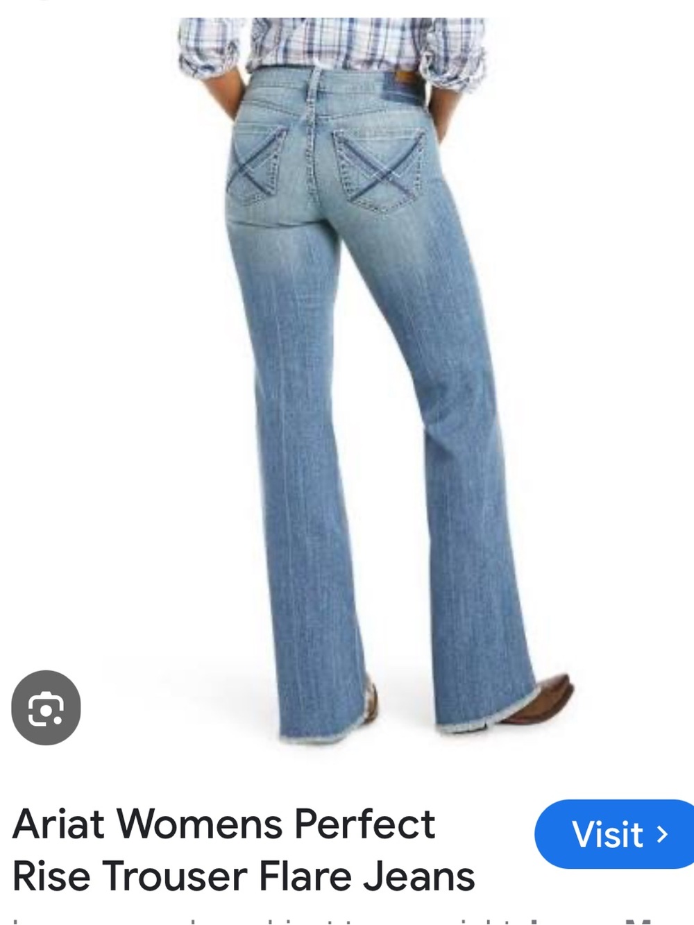 Ariat Perfect Rise Trouser Jean; 29/R